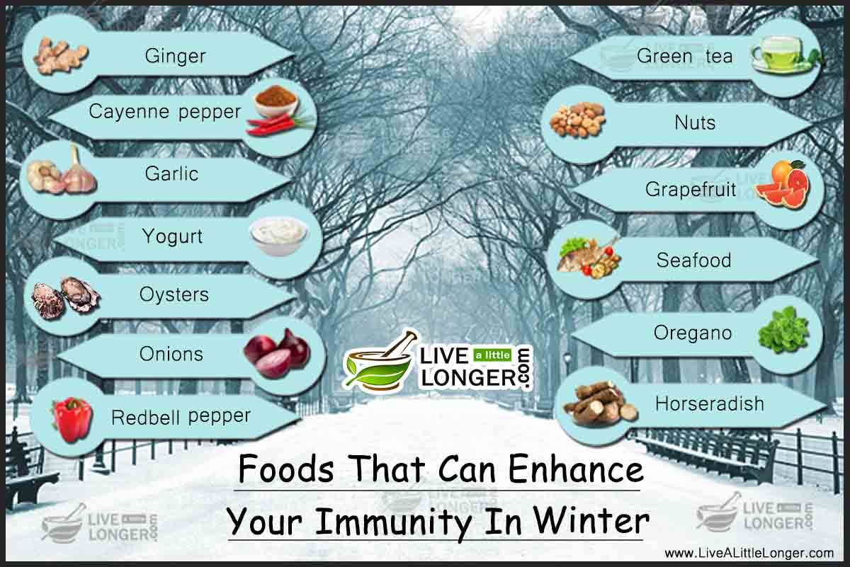 foods that can enhance ur immunity in winter
