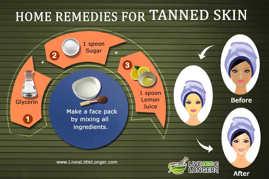 home remedies for tan