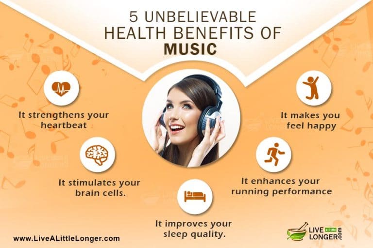 5 Incredible Health Benefits Of Music Live A Little Longer