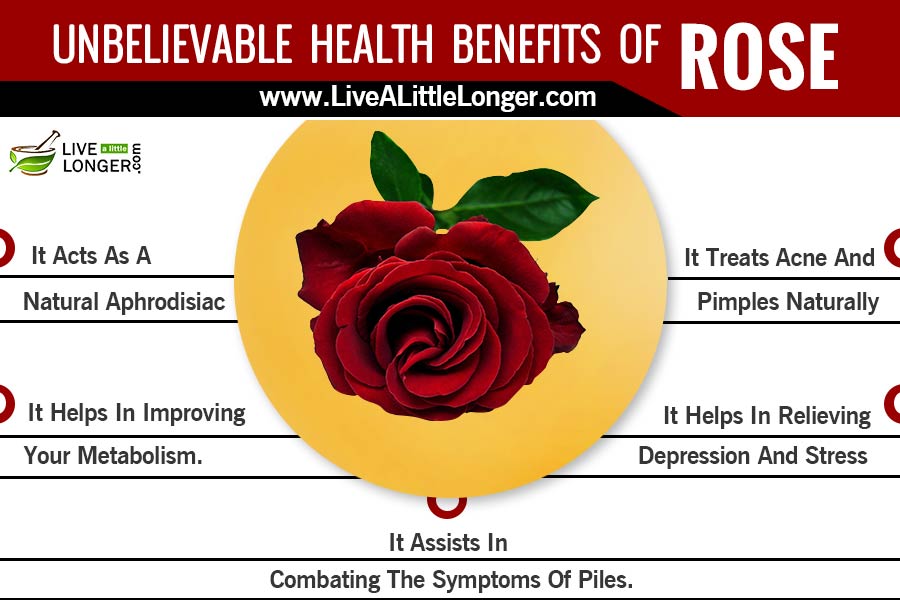 Health benefits of rose