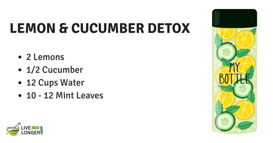 health detox water recipes