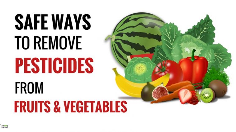 how to wash fruits and vegetables to remove pesticides
