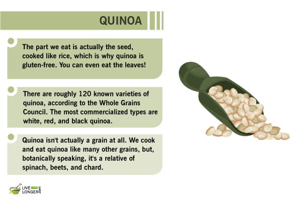 healthiest foods health benefits of quinoa